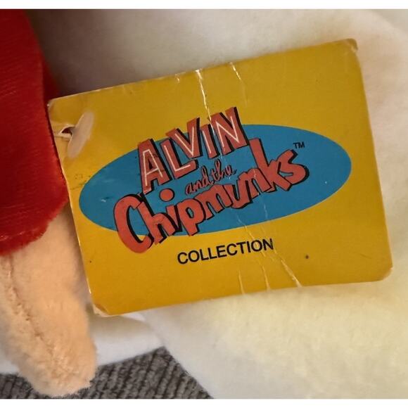 Alvin & The Chipmunks Christmas Plush Lot 3pc Alvin Simon Theodore w/ Tags 13” - Picture 6 of 7
